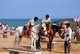 India: Horses for hire on the beach at Kanyakumari, Tamil Nadu